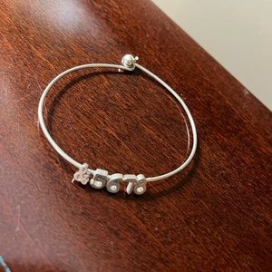 Sterling silver dance teacher bracelet 5678!
